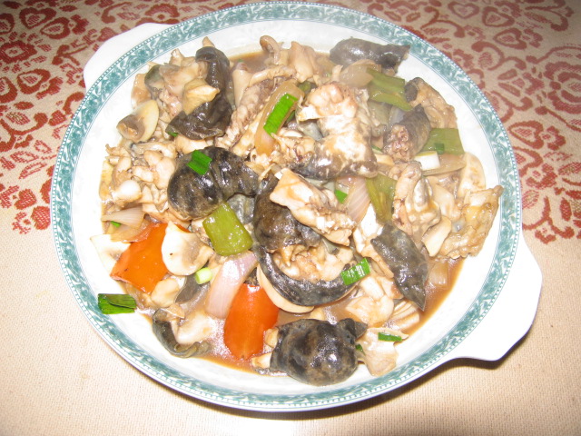 香炒牛蛙的做法