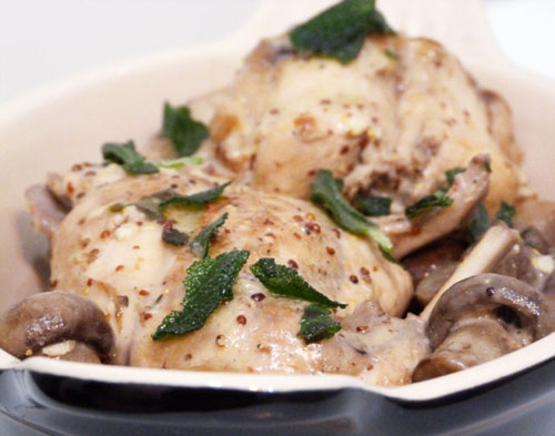 法式芥末奶油汁炖兔肉 不吃不解馋的做法