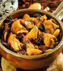 香菇鸡块的做法