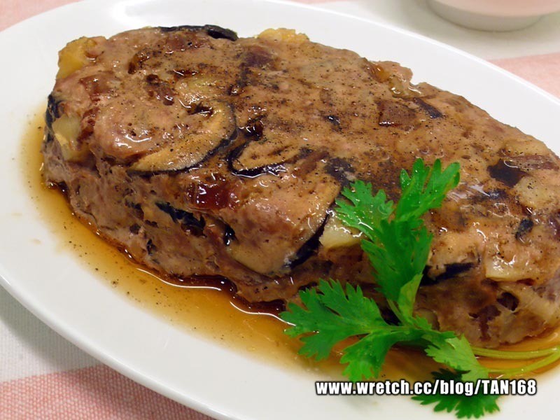 鱿鱼香菇蒸肉饼的做法