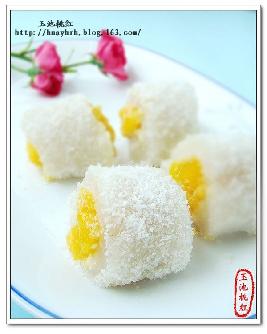椰香芒果卷的做法