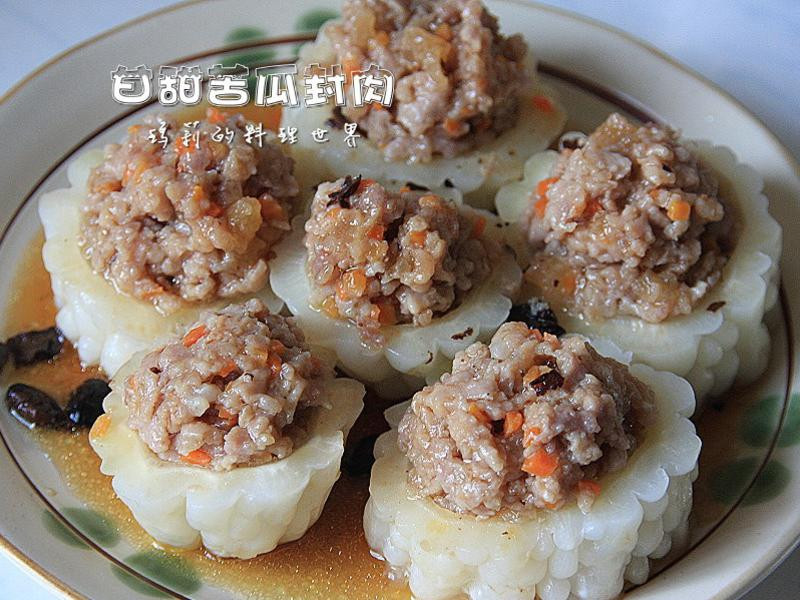 甘甜苦瓜封肉的做法