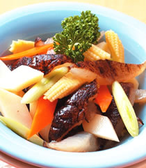 凉拌海参的做法