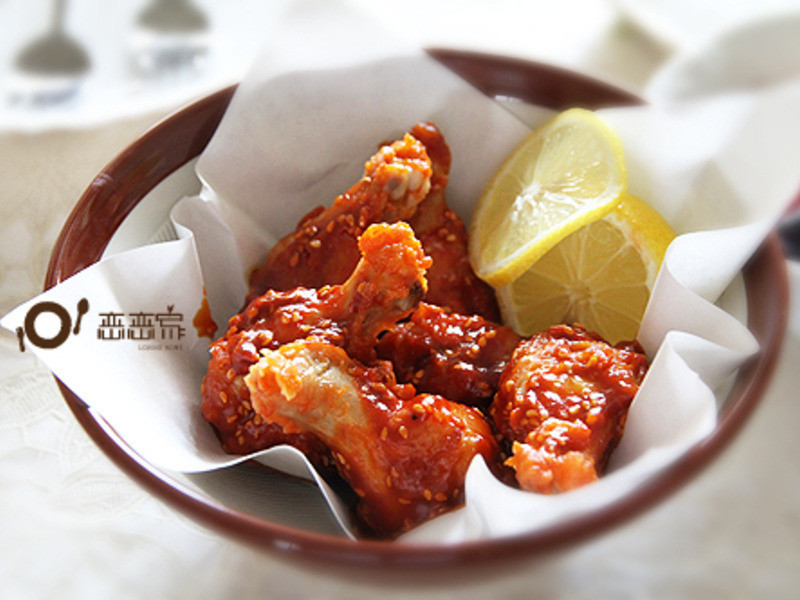 柚汁韩式辣鸡翅的做法