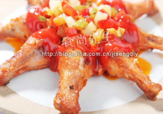 酸甜棒棒鸡的做法