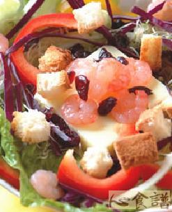 鲜虾时蔬沙拉的做法
