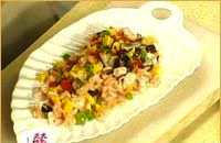 炝五彩虾仁的做法