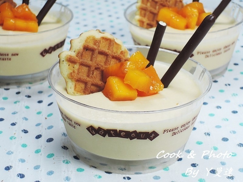 芒果乳酪杯的做法