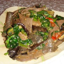 家常炒猪肝的做法