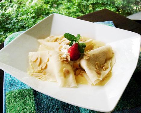 杏仁香蕉班戟的做法