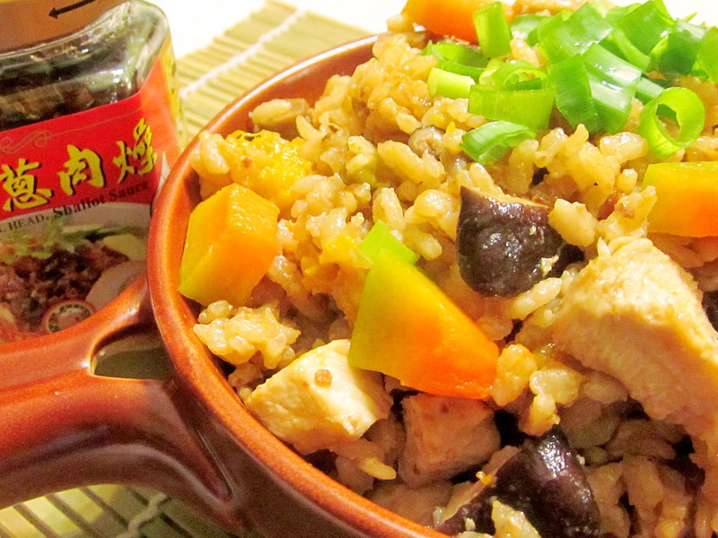 香菇鸡炊饭『牛头牌端午好香拌』的做法