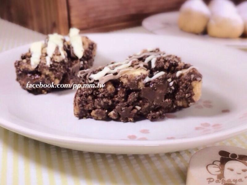 巧克力果干酥饼的做法