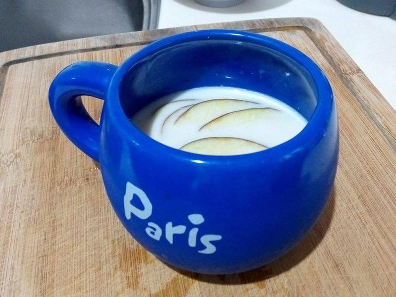 无糖燕麦苹果饮的做法