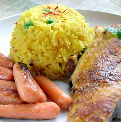 藏红花饭的做法