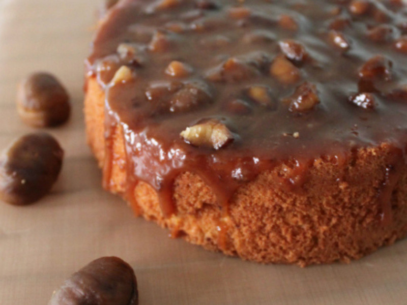 【四季江户味秋季料理】焦糖栗子蛋糕的做法