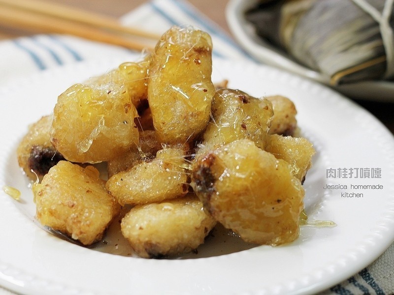 拔丝粽子的做法