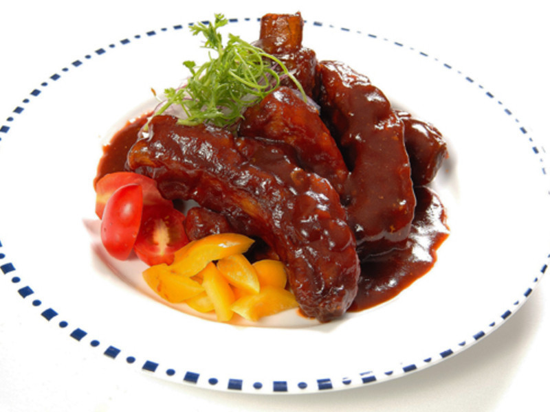 山楂茄汁排骨的做法