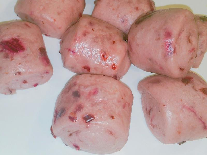 洛神花小馒头的做法