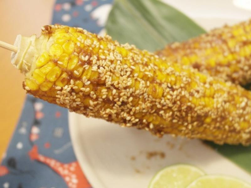 夜市烤玉米的做法