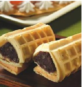 红豆松饼捲的做法