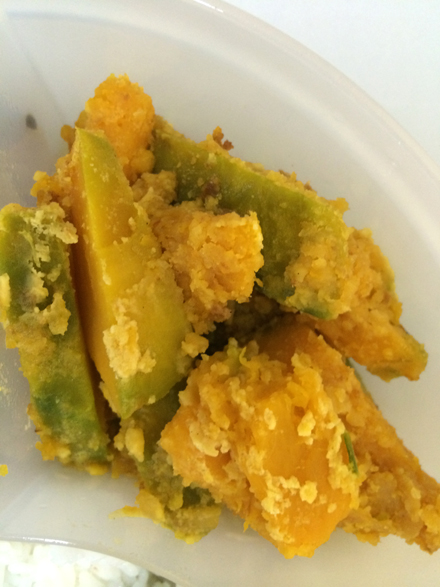 简单又好吃的家常菜——咸蛋焗南瓜的做法