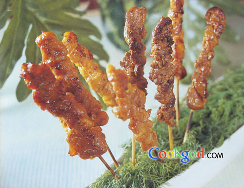 香茅串烧的做法