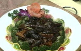 红烧海鲜参的做法