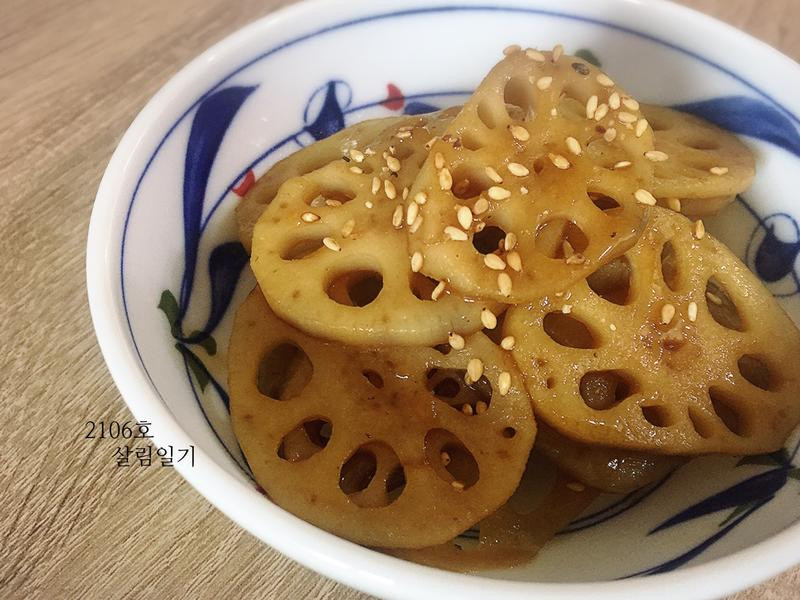 韩式煮莲藕的做法