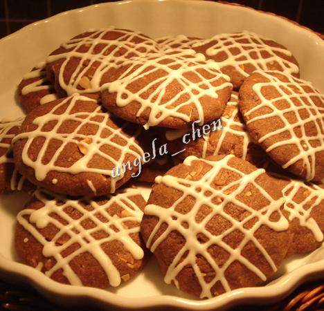 黑白配——“杏仁可可饼干”的做法