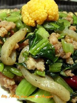 肉末雪菜魔芋丝的做法