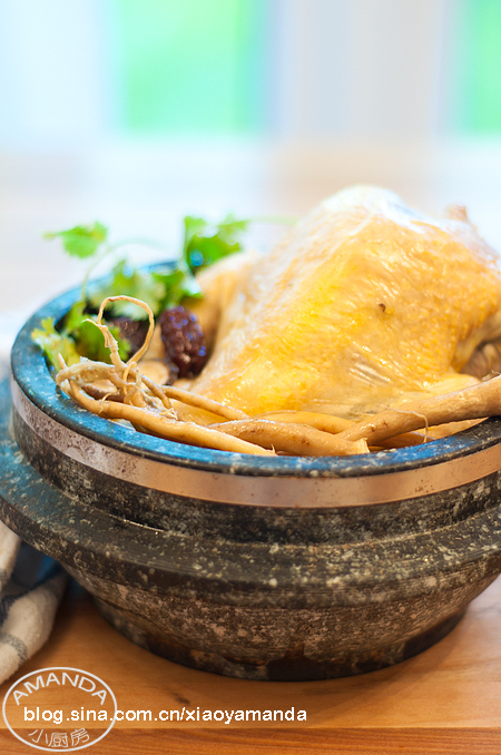 三伏天进补【韩式参鸡汤】的做法