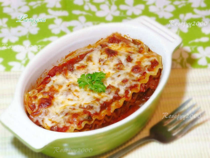 Lasagna 烤宽面条的做法