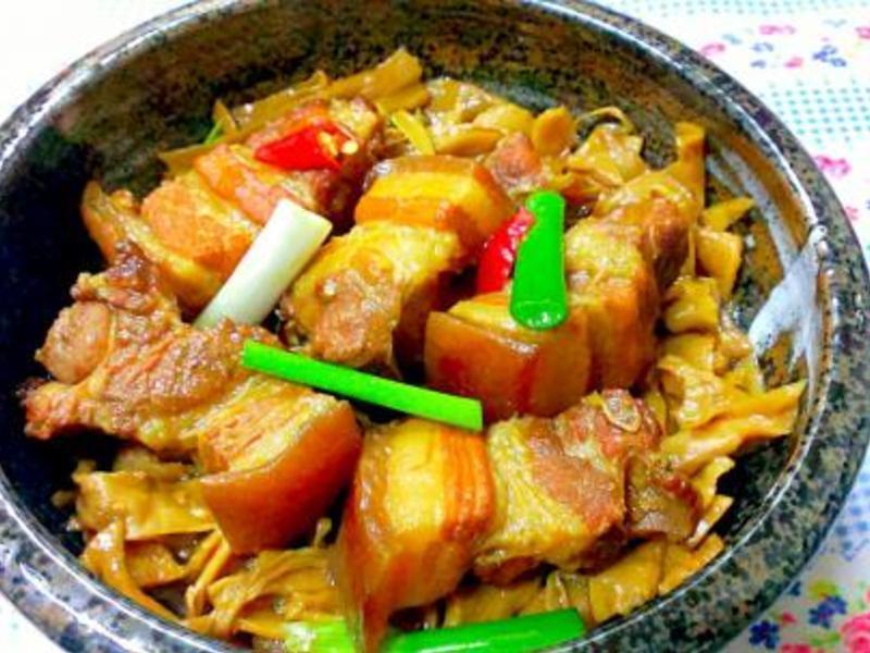 笋干控肉的做法