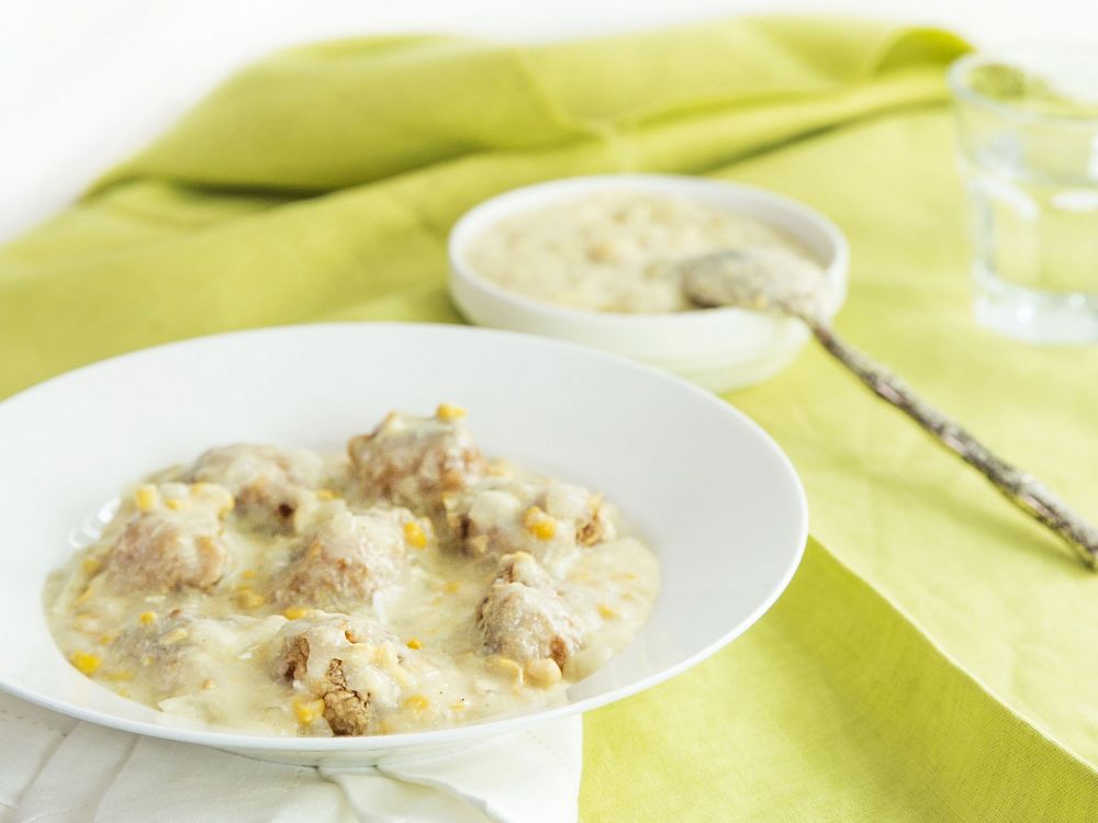 玉米斑块的做法