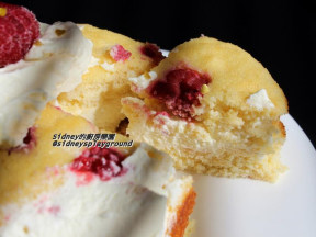 低糖覆盆子戚风蛋糕的做法