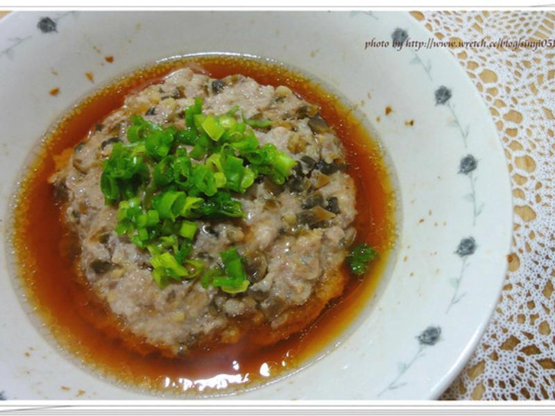 电锅料理-脆瓜蒸肉的做法