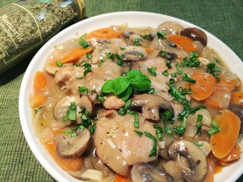 法式奶油蘑菇白酒炖鸡的做法