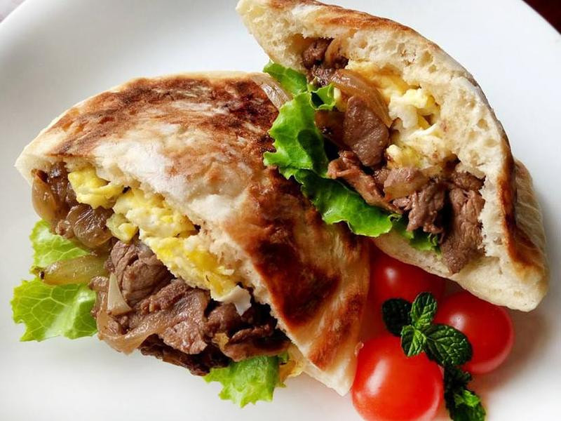 黑胡椒牛肉口袋包的做法