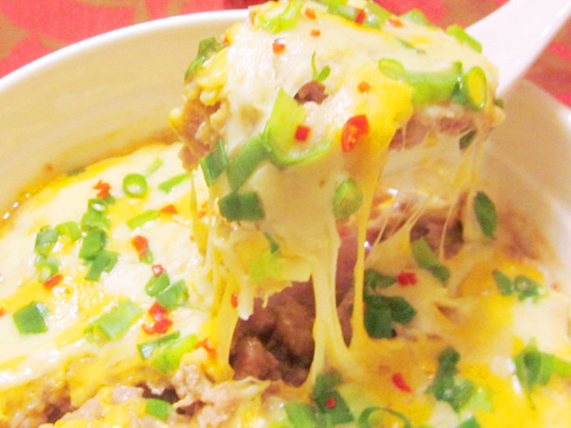 牵丝起司蒸肉饼的做法