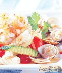 海鲜沙律的做法