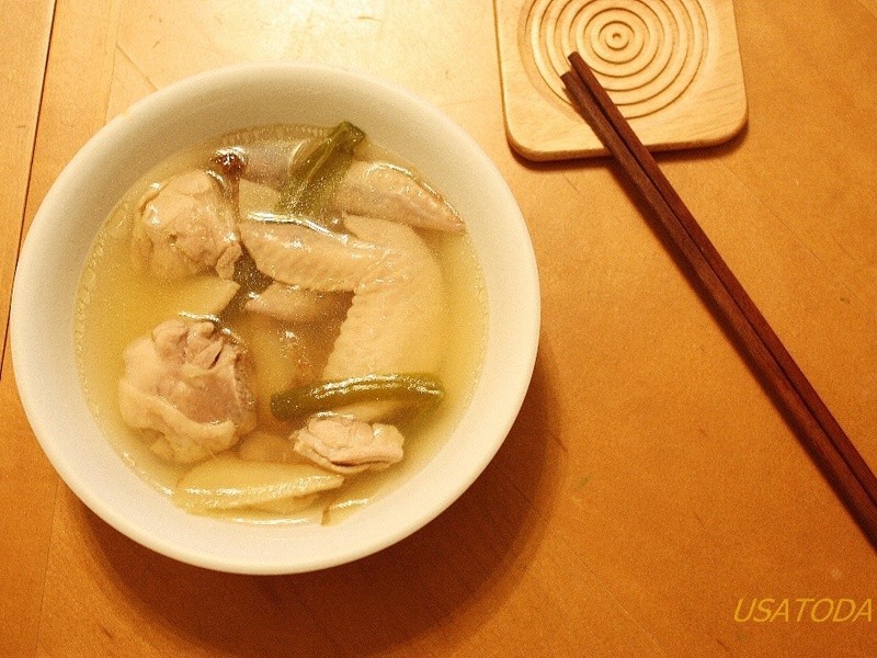 �������������̲���Ƥ��������Peeled Chilies chicken soup������