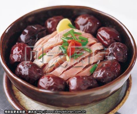 猪肚蒸大枣的做法