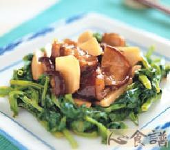 双冬扒豆苗的做法