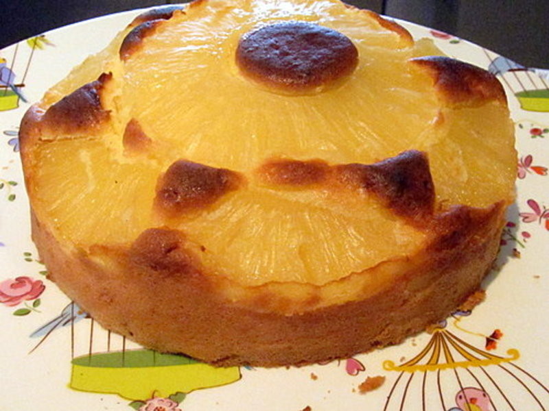 菠萝蛋糕的做法