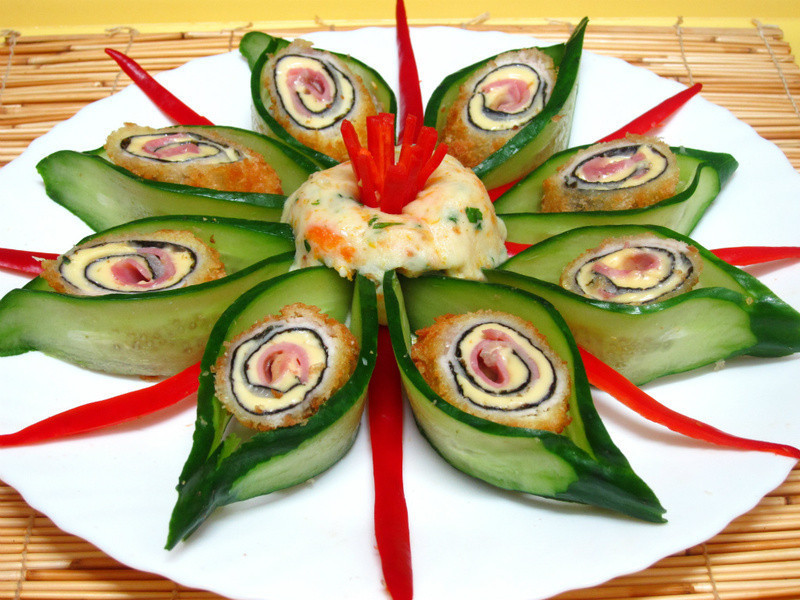 肉卷开屏的做法