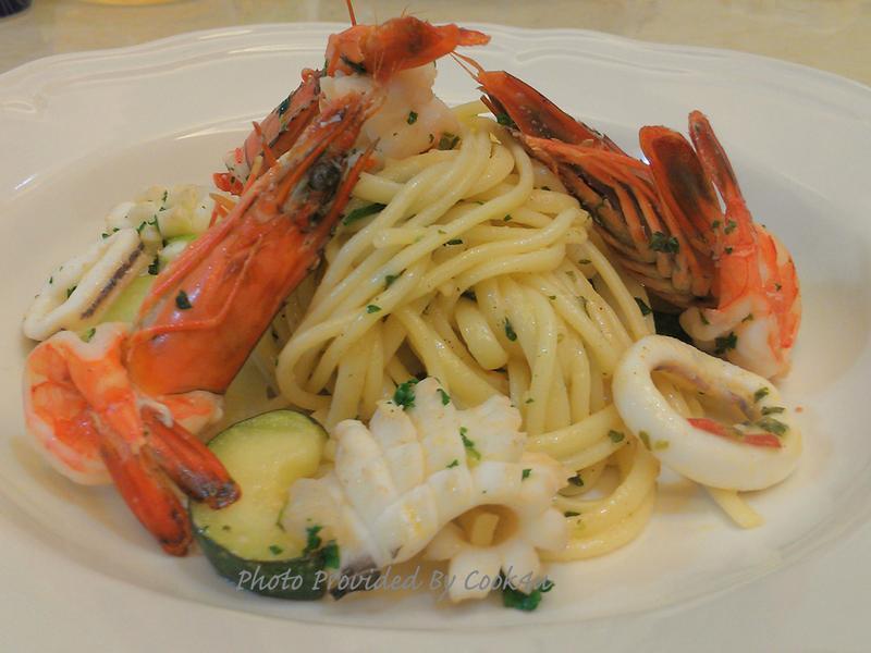 辣味鲜虾疖瓜义大利面『家乐福厨神大赛』的做法