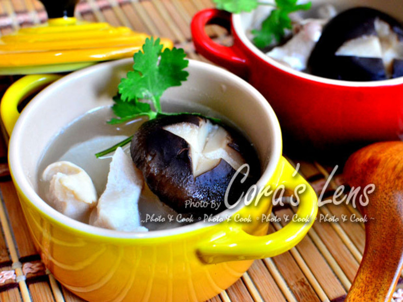 生香菇萝卜猪肚汤的做法