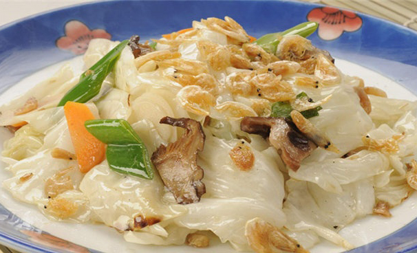 促进消化【樱花虾圆白菜】的做法