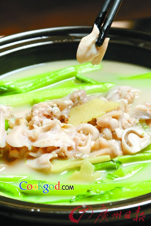 草菇螺肉浸菜心的做法