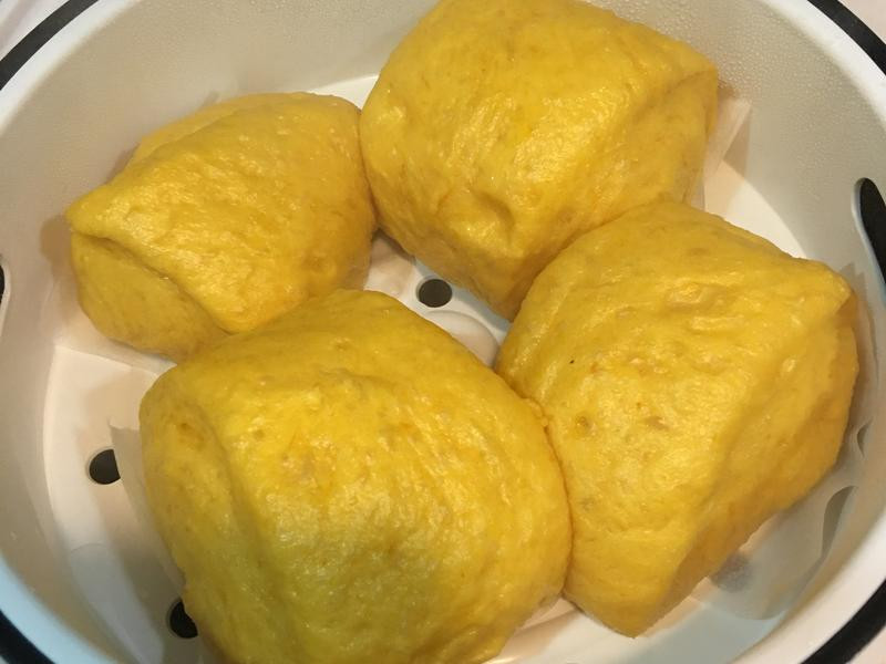 南瓜鲜奶馒头的做法